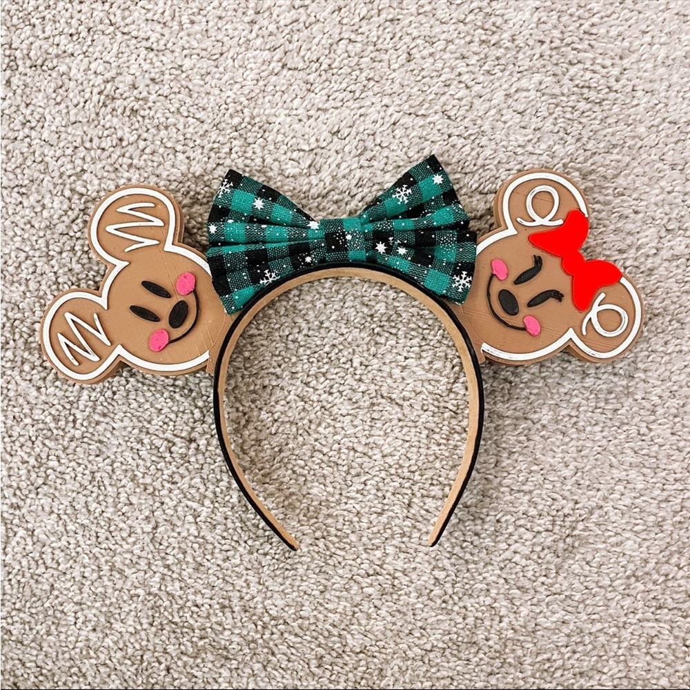 Gingerbread Minnie Ears Holiday Edition